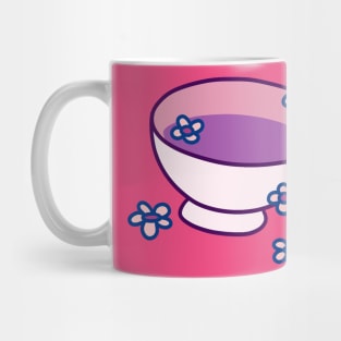 Purple Flower Tea Mug